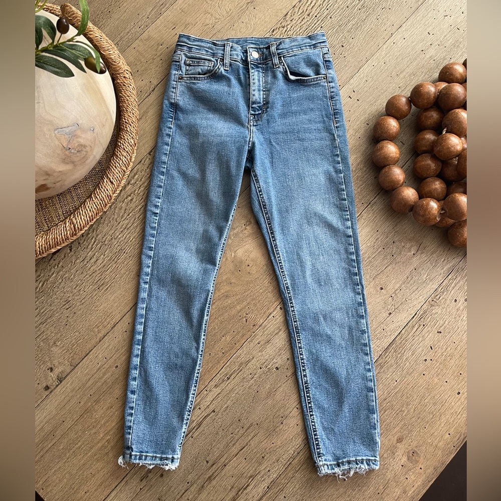 Topshop Light Blue Skinny Jeans